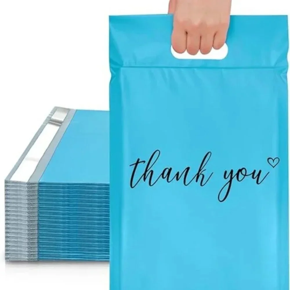 10 pcs Poly Mailers 10x13 Inch Blue Premium Shipping Bags